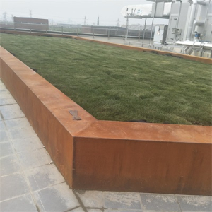 来安耐候钢花池围边